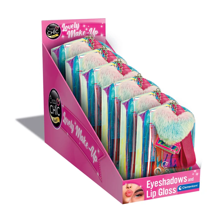 Trousse de maquillage holographique - Cœur – Image 2
