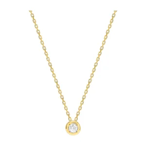 COLLIER OR JAUNE DIAMANT ASTORG 1895