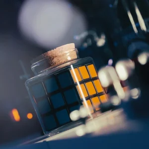 Rubik's cube bouteille impossible
