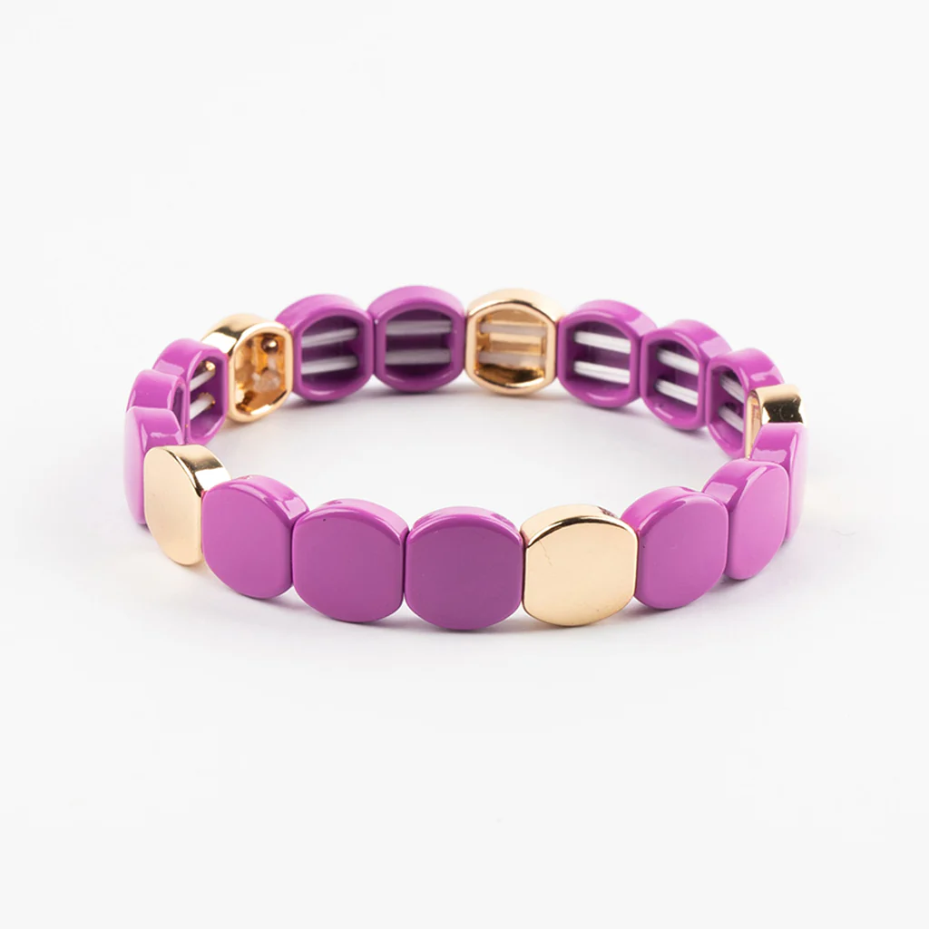 BRACELET SIMONE A BORDEAUX COLORFUL VIOLET