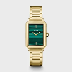 FLUETTE STEEL GREEN, GOLD COLOUR
