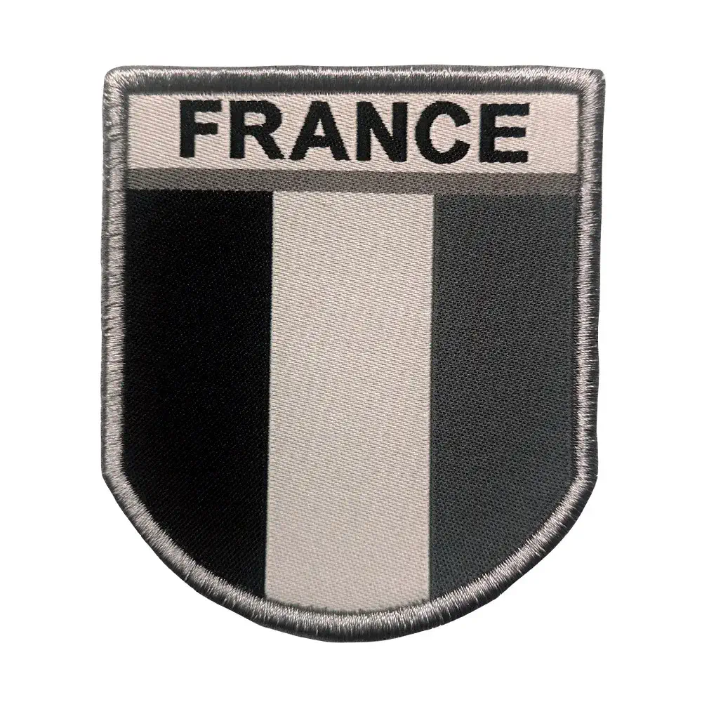 Écusson France brodé gris – Image 2