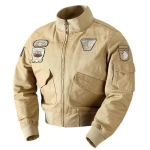 Bomber militaire kaki