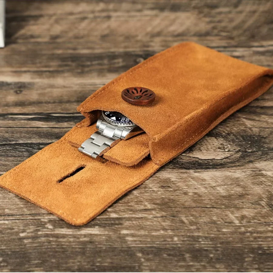 Étui en daim pour montre - Cuir suède | 1 montre – Image 5