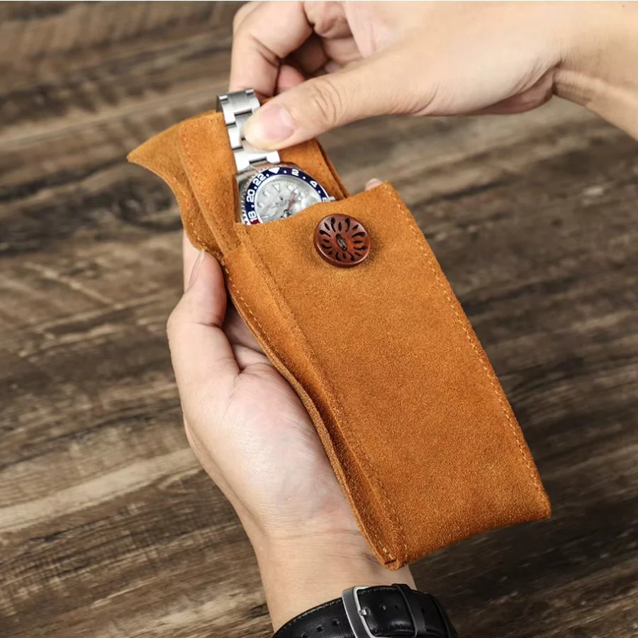 Étui en daim pour montre - Cuir suède | 1 montre – Image 3