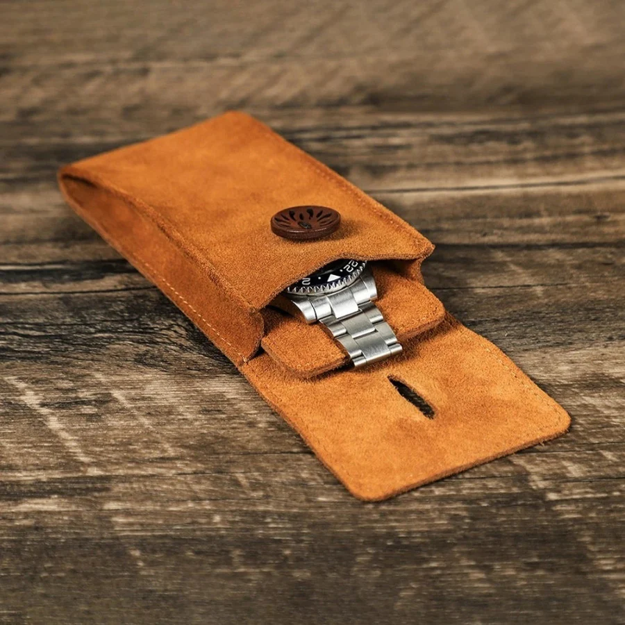 Étui en daim pour montre - Cuir suède | 1 montre – Image 4