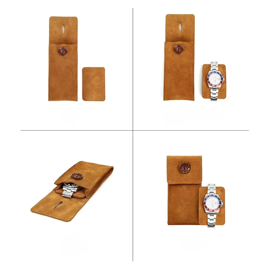 Étui en daim pour montre - Cuir suède | 1 montre – Image 7