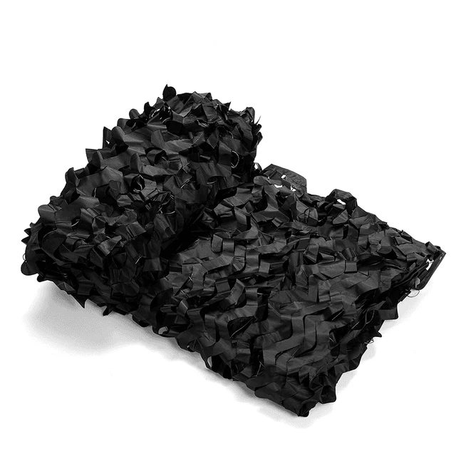 Filet de camouflage militaire noir – Image 2