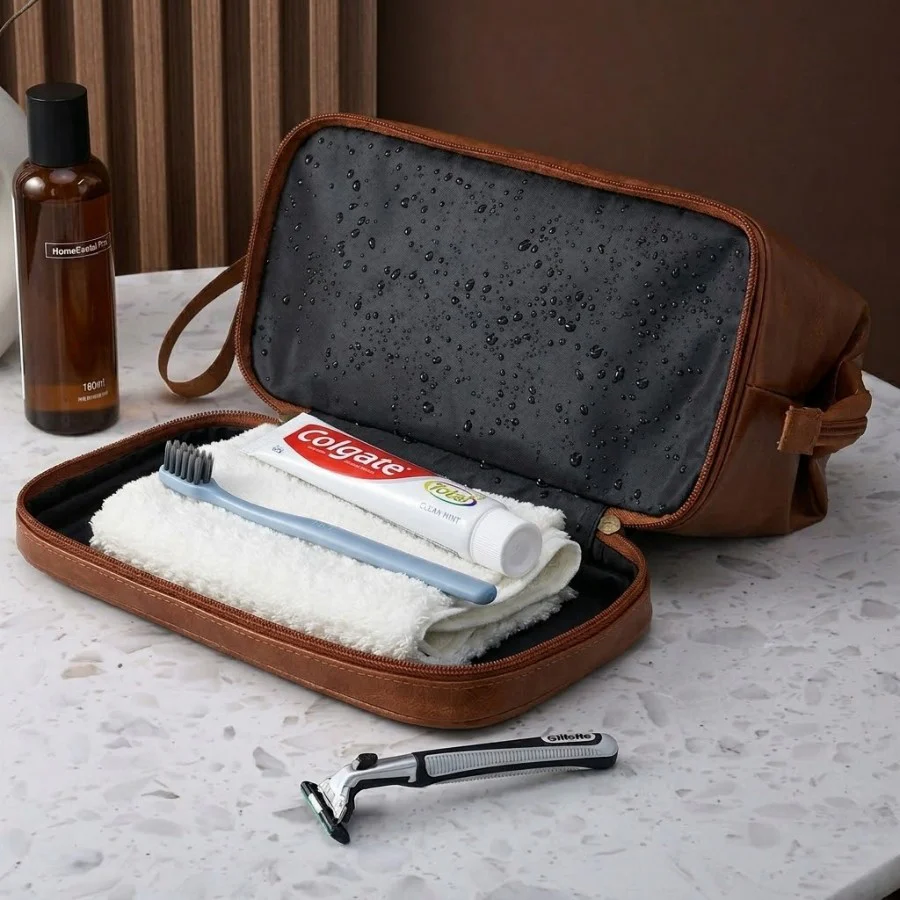 Grande Trousse de Toilette Double Compartiment – Image 3