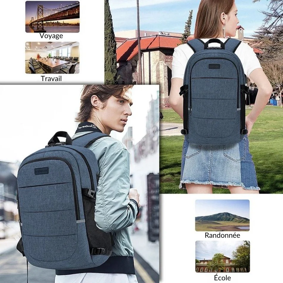 Sac à dos avec fermeture à code 3 chiffres – Image 7