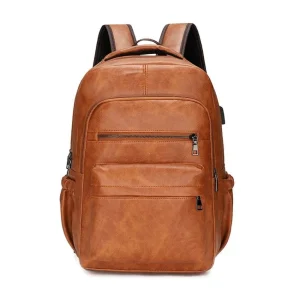Sac à dos en simili cuir homme - Format voyage