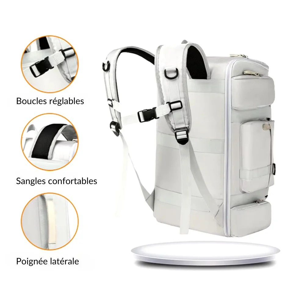Sac à dos avec grande ouverture - Voyage – Image 9