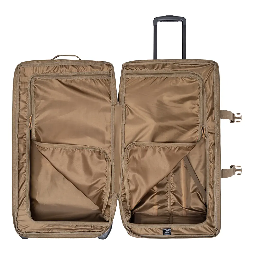 Sac de transport militaire à roulettes TRANSALL 120 L tan – Image 6