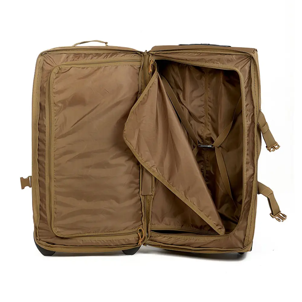 Sac de transport militaire à roulettes TRANSALL 120 L tan – Image 7