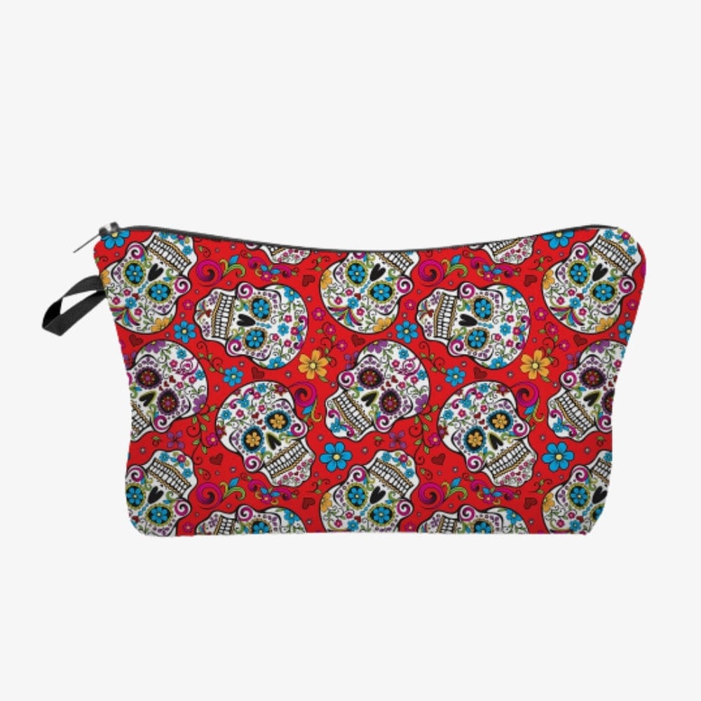 Trousse de toilette Rouge - Tête de mort – Image 2