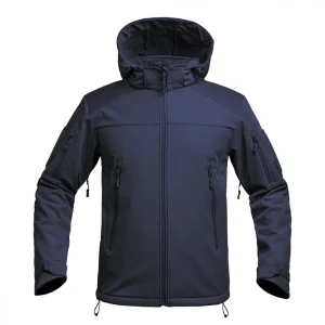 Veste Softshell V2 FIGHTER bleu marine